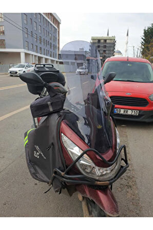 Honda Pcx Siperlik Ön Cam 2014 2017 Model 83cm Açıkfüme Renkli 4mm UZUN CAM