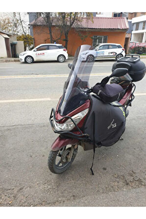 Honda Pcx Siperlik Ön Cam 2014 2017 Model 83cm Açıkfüme Renkli 4mm UZUN CAM