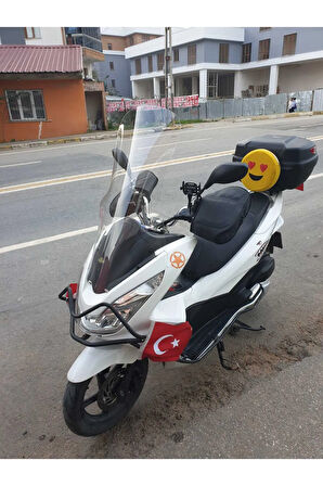 Honda Pcx Ön cam 2014 2017 Model Yılı 83cm Şeffaf Renk Uzun ve geniş