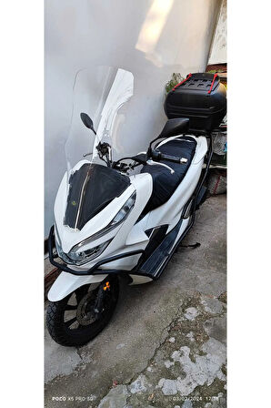 Honda Pcx Ön cam 2018 2020 Model Yılı 83cm Şeffaf Renk Uzun ve geniş