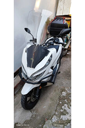 Honda Pcx Ön cam 2018 2020 Model Yılı 83cm Şeffaf Renk Uzun ve geniş