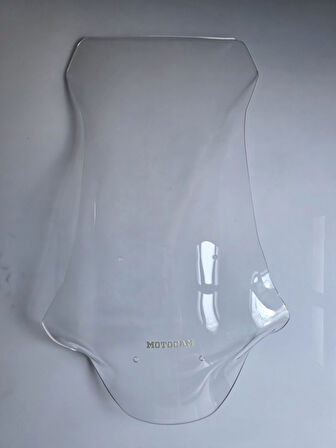 MOTOCAM Honda X-ADV 750 Siperlik Ön Cam 2017-2020 Model 70cm Şeffaf Renkli 4mm UZUN CAM