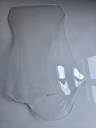 MOTOCAM Honda X-ADV 750 Siperlik Ön Cam 2017-2020 Model 70cm Şeffaf Renkli 4mm UZUN CAM