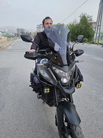 MOTOCAM Honda VFR 1200 Siperlik Ön Cam 2023-2025 Model 58cm Füme Renkli 4mm