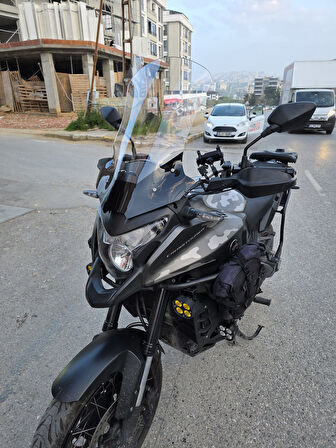 MOTOCAM Honda VFR 1200 Siperlik Ön Cam 2023-2025 Model 58cm Şeffaf Renkli 4mm