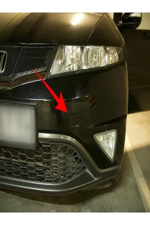 Honda civic 8.nesil çeki demiri kapağı
