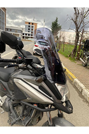 Honda Nc 700 750 X Siperlik Ön Cam 2016 2020 Model 59cm Açıkfüme Renkli 4mm UZUN CAM