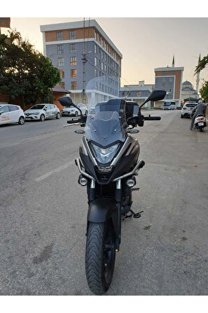 Honda NC 700 750 X Siperlik Ön Cam 2021 2024 Model 59cm Şeffaf Renkli 4mm UZUN CAM