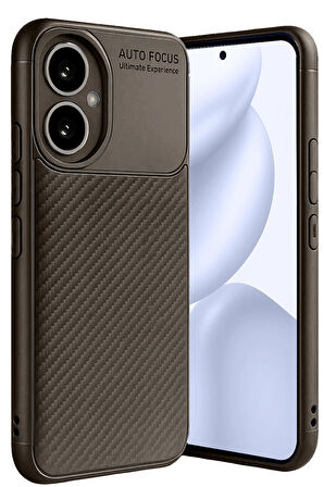 Honor 400 Kılıf Karbon Görünümlü Silikon Azn-FcsKrbn
