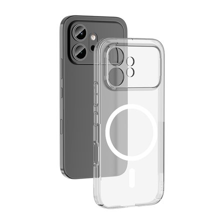 Honor 600 5G Uyumlu Kılıf Magesafe Özellikli Şeffaf Zr-London