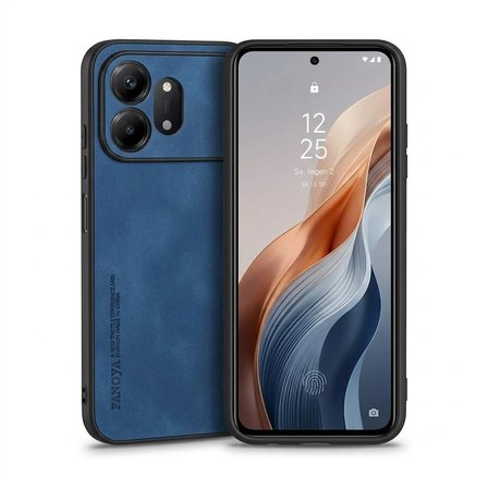 Huawei Honor 600 Uyumlu Kılıf Deri Görünümlü Şık Tasarım Hlt-Hide