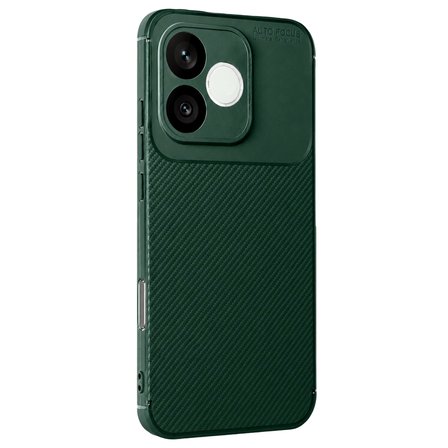 Huawei Honor 600 Lite Uyumlu Kılıf Soft Karbon Görünüm Esnek Silikon Azn-Negro