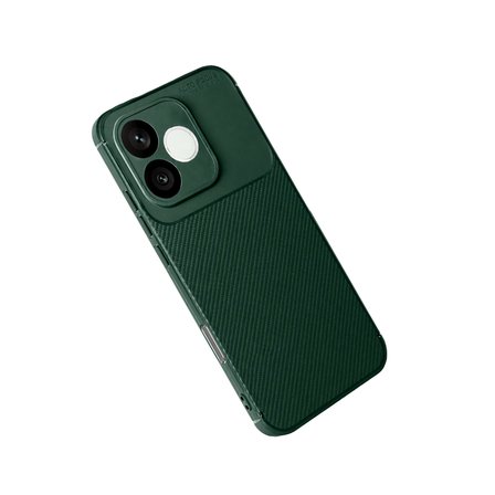 Huawei Honor 600 Lite Uyumlu Kılıf Soft Karbon Görünüm Esnek Silikon Azn-Negro