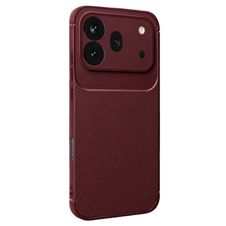 Huawei Honor 600 Pro Uyumlu Kılıf Soft Karbon Görünüm Esnek Silikon Azn-Negro