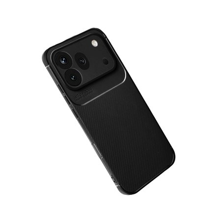 Huawei Honor 600 Pro Uyumlu Kılıf Soft Karbon Görünüm Esnek Silikon Azn-Negro
