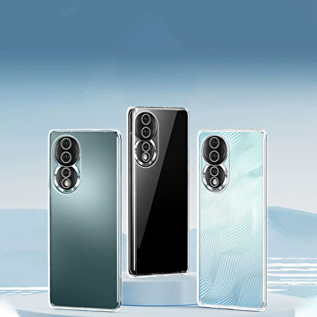 Huawei Honor 90 Kılıf Şeffaf İnce Esnek Silikon Kılıf Zipax-Süper