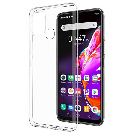 İnfinix Hot 10T Kılıf Şeffaf İnce Esnek Silikon Kılıf Zipax-Süper