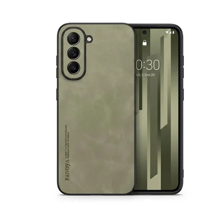 İnfinix Hot 50 Uyumlu Kılıf Deri Görünümlü Şık Tasarım Hlt-Hide
