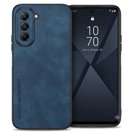 İnfinix Hot 60 Uyumlu Kılıf Deri Görünümlü Şık Tasarım Hlt-Hide