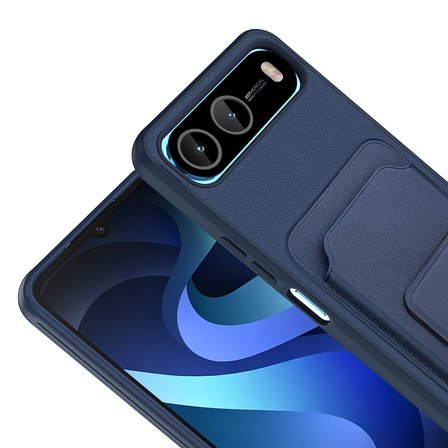 İnfinix Hot 60i 5G Uyumlu Kılıf Stand Özellikli Kartlıklı Zr-BiKart