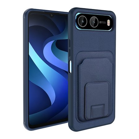İnfinix Hot 60i 5G Uyumlu Kılıf Stand Özellikli Kartlıklı Zr-BiKart