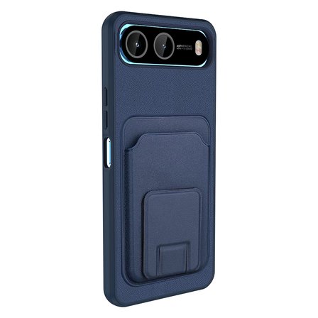 İnfinix Hot 60i 5G Uyumlu Kılıf Stand Özellikli Kartlıklı Zr-BiKart