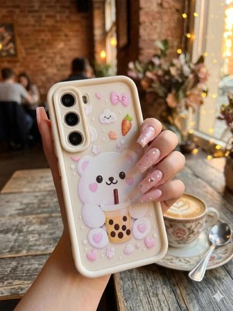 İnfinix Hot 60i Uyumlu Kılıf Desenli Darbe Emici Kamera Korumalı Hlt-DsnAnns