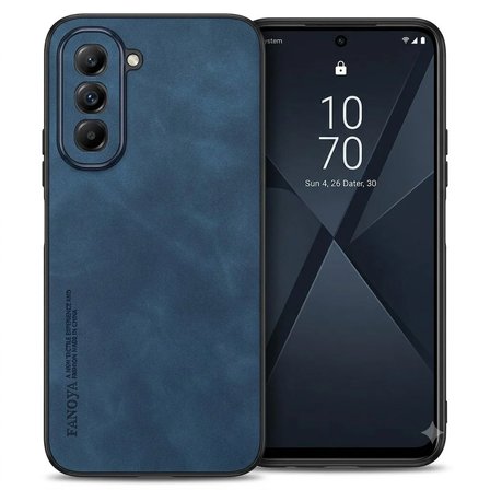 İnfinix Hot 70 Uyumlu Kılıf Deri Görünümlü Şık Tasarım Hlt-Hide