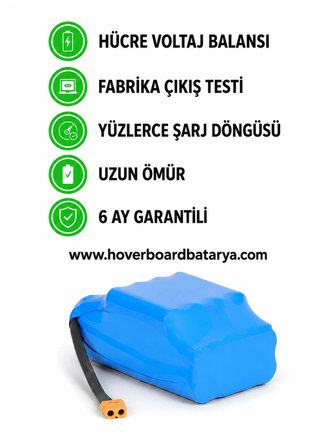 Ryder Star RS-S5 500W  6 Ay Garantili Hoverboard Bataryası