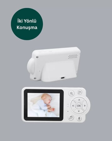 Ebeveyn Kontrollü 2.8 İnç Bebek Monitörü Güvenli İzleme