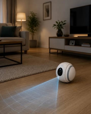 AI Destekli Akıllı Güvenlik Kamerası Çift Yönlü Ses ve Gece Görüşlü