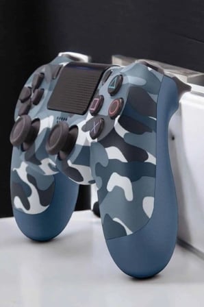 PS4 Oyun Kolu Kamuflaj Desenli Joystick