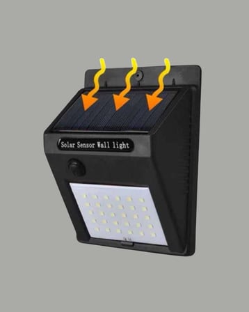 Hareket Sensörlü Güneş Enerjili Dış Mekan LED Lamba 100/144 LED