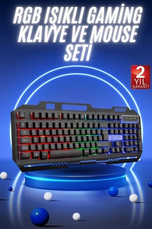Gaming Oyuncu Klavyesi Led Aydınlatmalı Mekanik Hisli