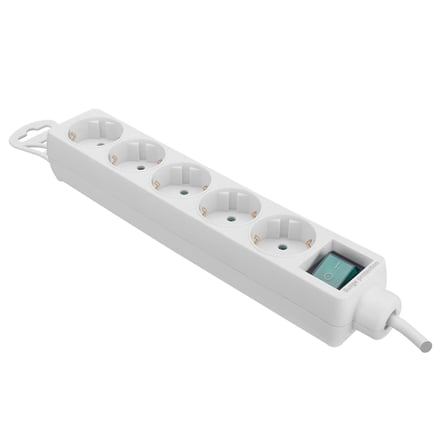 S-LINK SPG-F05 5 Soket Akım Korumalı Priz 1.5Mt Kablo 306 Joule (Beyaz)(1923)