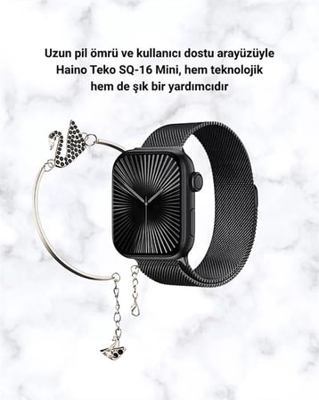 Akıllı Saat SQ-16 Mini Series 10 | Unisex Tasarım Sağlık ve Spor Takibi