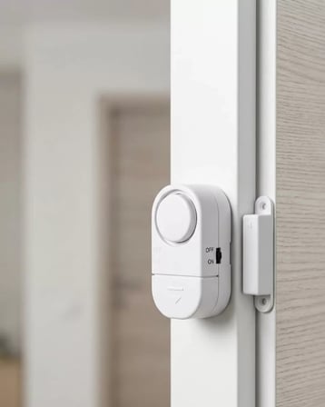 Kapı Pencere Alarmı Manyetik Sensörlü 90 dB Güçlü Sesli Güvenlik Alarm Sistemi