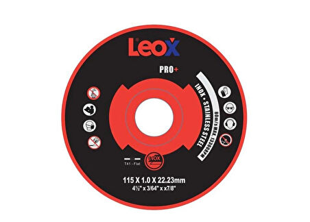 Leox Pro 115*1*22 İnox Kesici 5 Adet