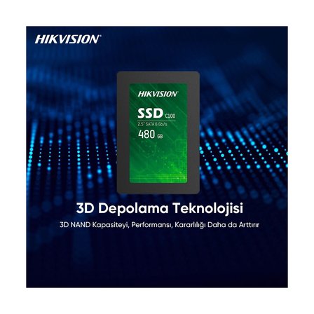 480Gb Ssd Disk Sata 3 Hs-Ssd-C100-480G 550Mb-470Mb Harddisk