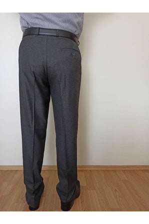 Erkek Füme Klasik Kesim Kumaş Pantolon