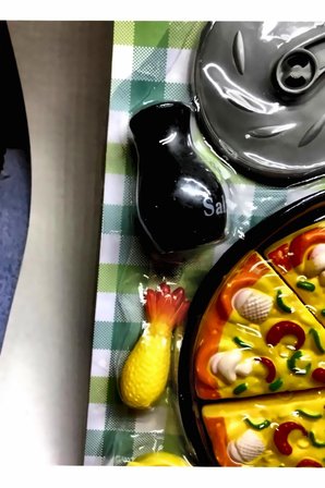 ocuk Mutfak Oyuncak Seti Pizza 15 Parça Küçük Şefim Kız Çocuk Eğitici Oyuncak Erkek Çocuk Oyuncaklar