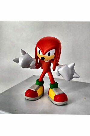iyon Figürler Sonıc The Hedgehog Süper KNUCKLES 6CM Kız Çocuk Eğitici Oyuncak Erkek Çocuk Oyuncaklar