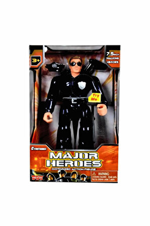 Robot Maj.Heroes Yürüyen Sesli 19Cm Robot Kız Çocuk Eğitici Oyuncak Erkek Çocuk Oyuncaklar