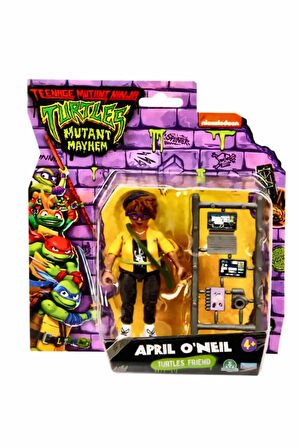 Turtles Aksiyon Figürleri TU805100 April O'Neil Kız Çocuk Eğitici Oyuncak Erkek Çocuk Oyuncaklar