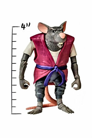 Tmnt Ninja Turtles Aksiyon Figürleri Master Sensei Kız Çocuk Eğitici Oyuncak Erkek Çocuk Oyuncaklar