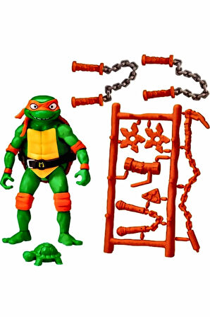 Ninja Turtles Aksiyon Figürleri Michelangelo Kız Çocuk Eğitici Oyuncak Erkek Çocuk Oyuncaklar