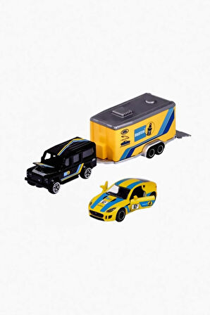 Majorette Car Trailer Land Rover Smb-212053111 Kız Çocuk Eğitici Oyuncak Erkek Çocuk Oyuncaklar