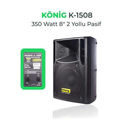 König K-1508 Max 350W 8" Pasif Hoparlör