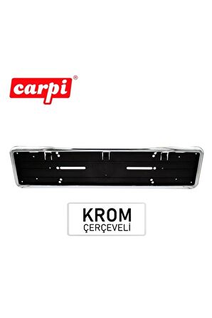 Carpi Hummer Tip Plakalık Yeni Nesil Tip Krom Çerçeveli 1 Adet