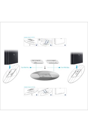 Tp4-825 Ps4 Konsol Pro Ve Slim Dikey Stand Uyumlu
